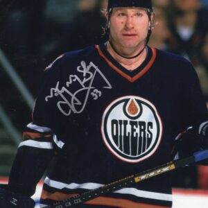 Marty McSorley Edmonton Oilers Autographed 8x10 Photo