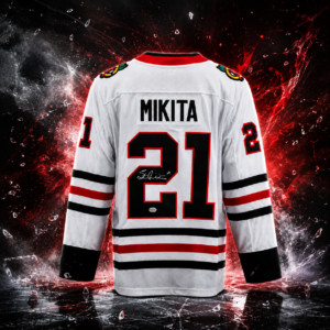 Stan Mikita Autographed Chicago Blackhawks White Fanatics Breakaway Jersey