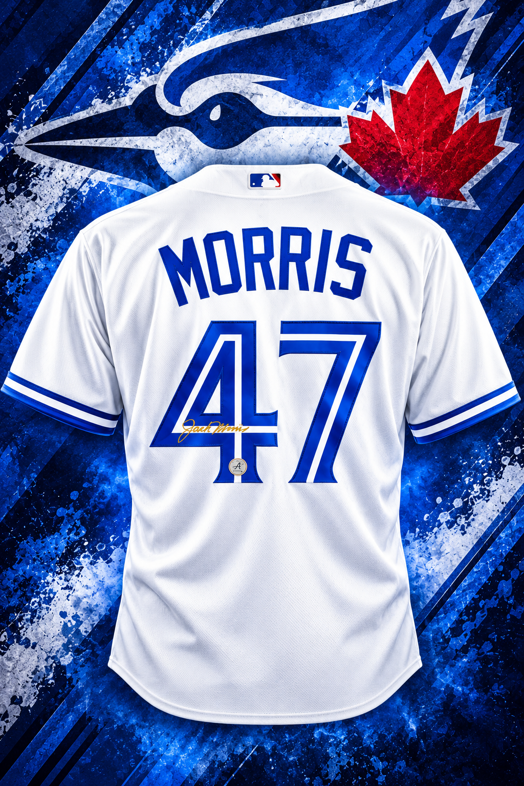 Jack Morris Autographed Toronto Blue Jays White Nike Baseball Jersey