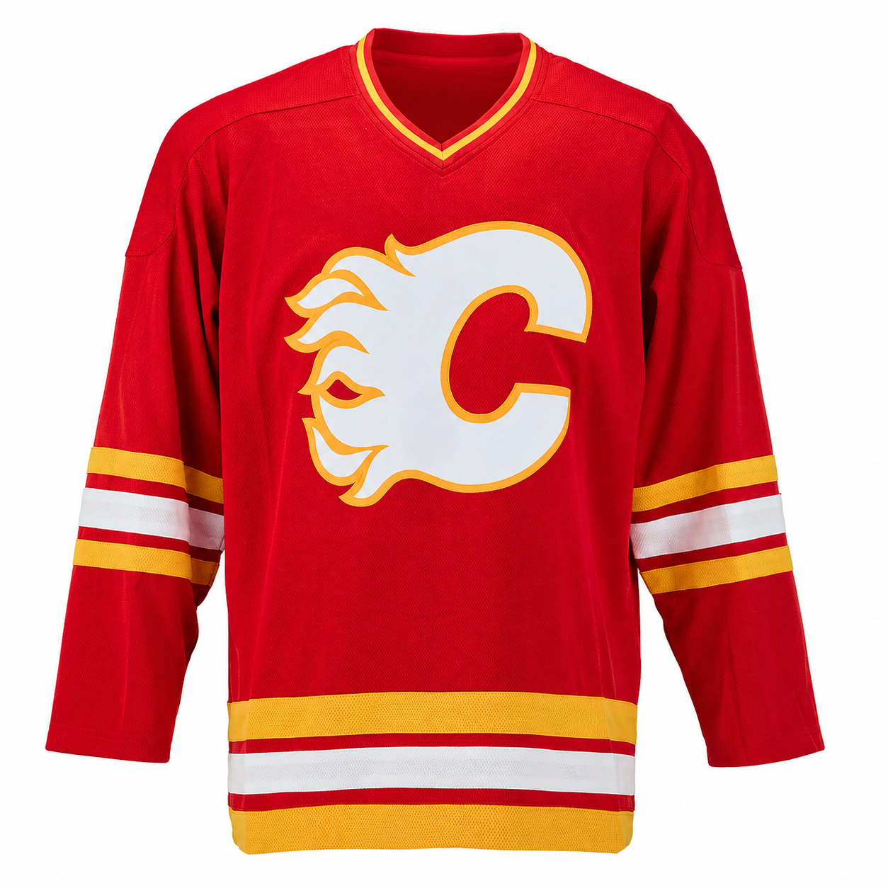 Joe Mullen Calgary Flames Autographed Fanatics Throwback Jersey - Image 4