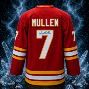 Joe Mullen Calgary Flames Autographed Fanatics Throwback Jersey
