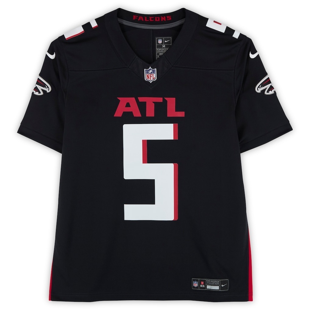 Drake London Atlanta Falcons Autographed Black Nike Vapor F.U.S.E. Limited Jersey - Image 2