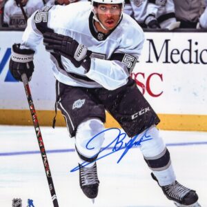 Quinton Byfield Los Angeles Kings Skating Pose Autographed 8x10 Photo