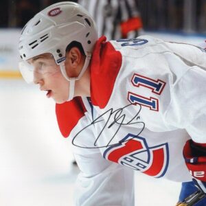 Brendan Gallagher Montreal Canadiens White Jersey Autographed 8x10 Photo