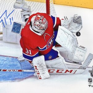 Carey Price Montreal Canadiens Stopping the Puck Autographed 8x10 Photo