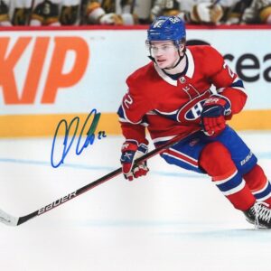 Cole Caufield Montreal Canadiens Skating Pose Autographed 8x10 Photo