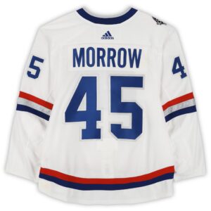 Joe Morrow Montreal Canadiens Player-Issued #45 White adidas Jersey vs. Ottawa Senators on December 16, 2017 - NHL 100 Classic