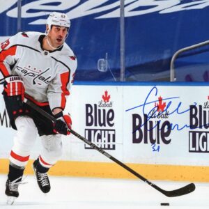 Zdeno Chara Washington Capitals White Jersey Autographed 8x10 Photo
