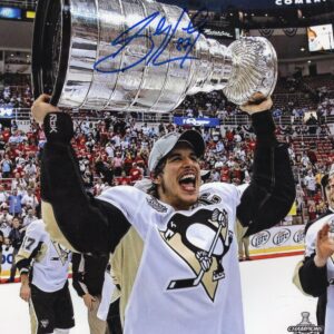 Sidney Crosby Pittsburgh Penguins 3 Time Champion Autographed 8x10 Photo