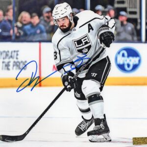 Drew Doughty Los Angeles Kings White Jersey Autographed 8x10 Photo