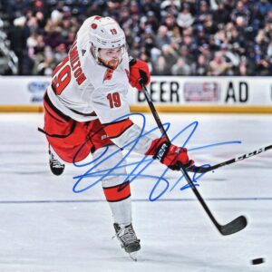 Dougie Hamilton Carolina Hurricanes Shot Pose Autographed 8x10 Photo