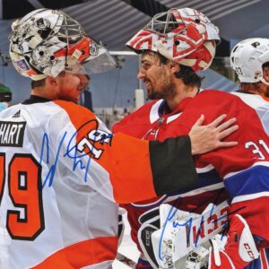 Carter Hart Philadelphia Flyers Handshake Line Autographed 8x10 Photo