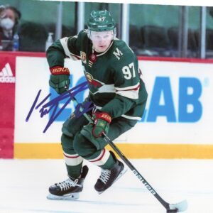 Kirill Kaprizov Minnesota Wild Green Jersey Autographed 8x10 Photo
