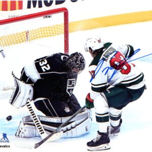 Kirill Kaprizov Minnesota Wild Scoring A Goal Autographed 8x10 Photo