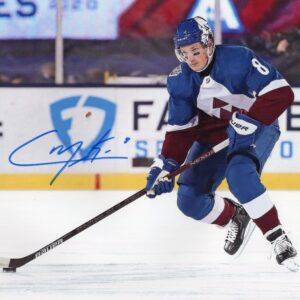 Cale Makar Colorado Avalanche Heritage Classic Jerseys Autographed 8x10 Photo