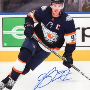 Connor McDavid Edmonton Oilers Reverse Retro Autographed 8x10 Photo