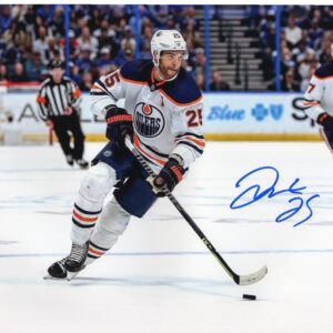 Darnell Nurse Edmonton Oilers Skating Pose Autographed 8x10 Photo