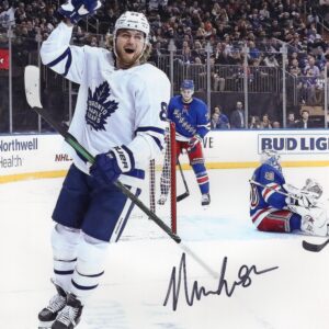 William Nylander Toronto Maple Leafs Aftermath Of Scoring Goal Autographed 8x10 Photo