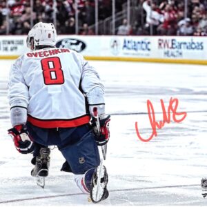 Alex Ovechkin Washington Capitals Celebration of Scoring A Goal Autographed 8x10 Photo