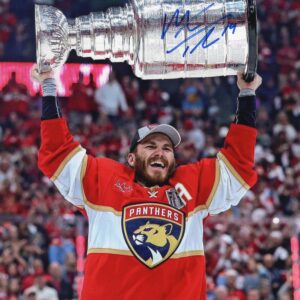 Matthew Tkachuk Florida Panthers Stanley Cup Raised Autographed 8x10 Photo