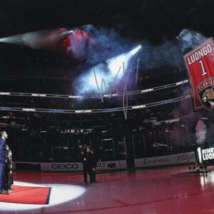 Roberto Luongo Florida Panthers Retirement Ceremony Autographed 8x10 Photo