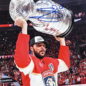 Seth Jones Florida Panthers Lifting Cup Autoraphed 8x10 Photo