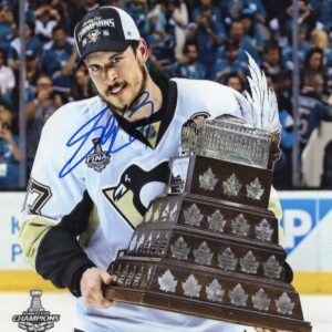 Sidney Crosby Pittsburgh Penguins Conn Smythe Winner Autographed 8x10 Photo