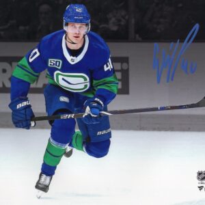 Elias Pettersson Vancouver Canucks 3rd Jersey Autographed 8x10 Photo