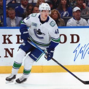 Elias Pettersson Vancouver Canucks Skating Pose Autographed 8x10 Photo