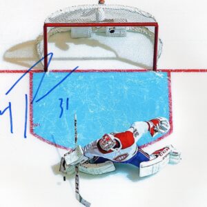 Carey Price Montreal Canadiens Overhead Autographed 8x10 Photo