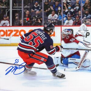 Mark Scheifele Winnipeg Jets Scoring Chance Autographed 8x10 Photo