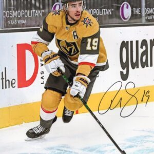 Reilly Smith Vegas Golden Knights Golden Jersey Autographed 8x10 Photo