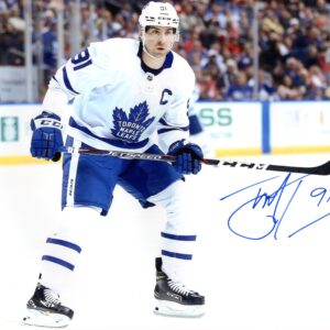 John Tavares Toronto Maple Leafs Skating Pose Autographed 8x10 Photo