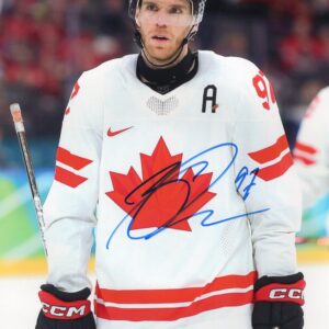 Connor McDavid 2026 Milano Olympics Team Canada Autographed 8x10 Photo