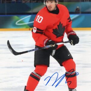Nick Suzuki 2026 Milano Olympics Team Canada Autographed 8x10 Photo