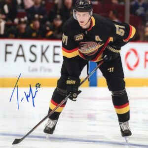 Tyler Myers Vancouver Canucks Classic Black Jersey Autographed 8x10 Photo