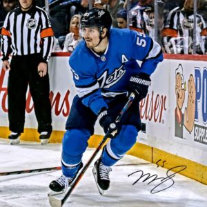 Mark Scheifele Winnipeg Jets Autographed 16" x 20" Alternate Jersey Skating Photograph