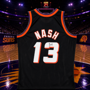 Steve Nash Phoenix Suns Autographed Mitchell & Ness Black 1996-97 Swingman Jersey