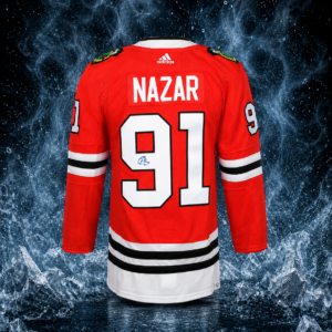 Frank Nazar Chicago Blackhawks Autographed Rookie Adidas Jersey