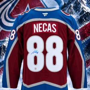 Martin Necas Autographed Colorado Avalanche Fanatics Premium Jersey