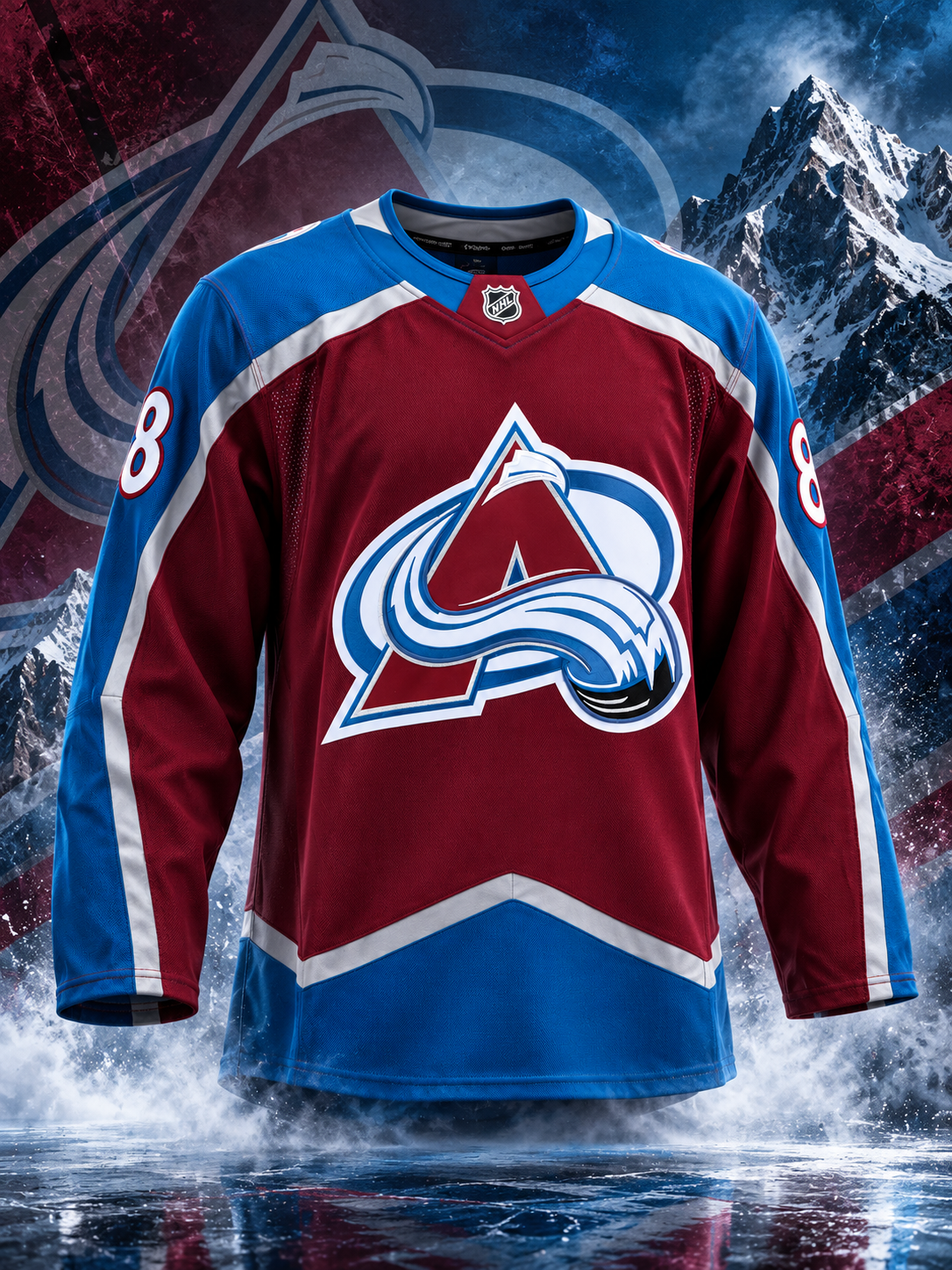 Martin Necas Autographed Colorado Avalanche Fanatics Premium Jersey - Image 2