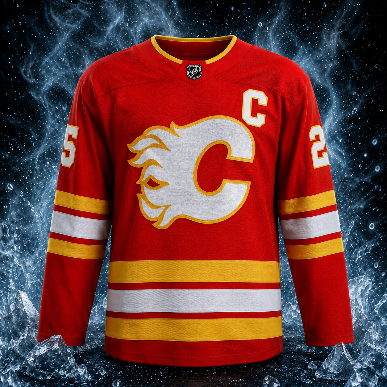 Joe Nieuwendyk Calgary Flames Autographed 1989 Stanley Cup Fanatics Jersey - Image 2
