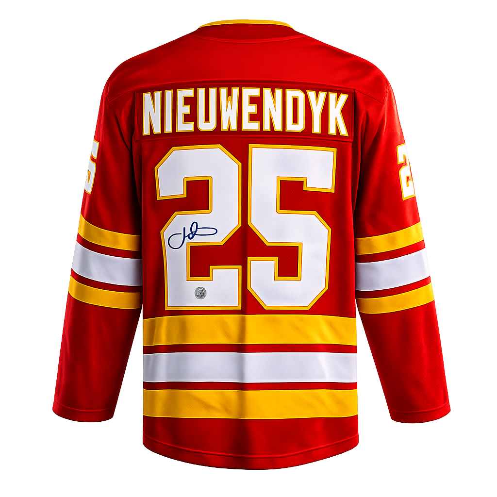 Joe Nieuwendyk Calgary Flames Autographed 1989 Stanley Cup Fanatics Jersey - Image 4