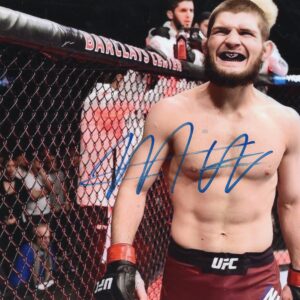 Khabib Nurmagomedov UFC Autographed 8x10 Photo
