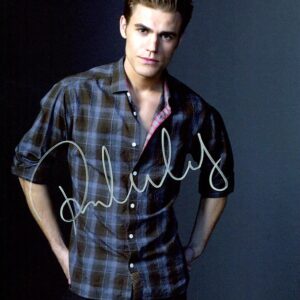 Paul Wesley Autographed 8×10 Studio Photo