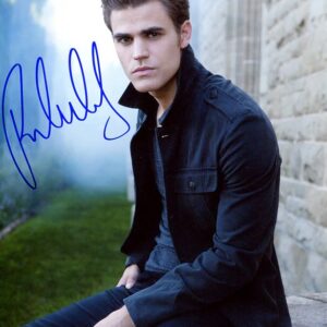 Paul Wesley Autographed The Vampire Diaries Stefan Salvatore 8×10 Photo