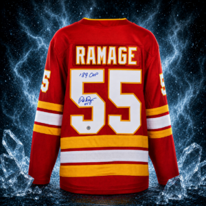 Rob Ramage Calgary Flames Autographed Fanatics Breakaway Jersey