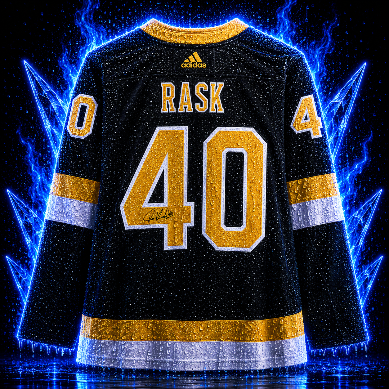 Tuukka Rask Boston Bruins Autographed Black Alternate adidas Authentic Jersey