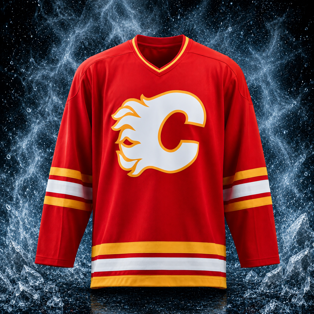 Gary Roberts Autographed Calgary Flames Fanatics Throwback Jersey - Image 2