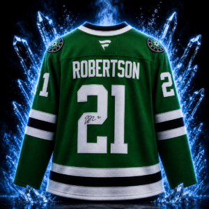 Jason Robertson Dallas Stars Autographed Kelly Green Fanatics Authentic Pro Jersey